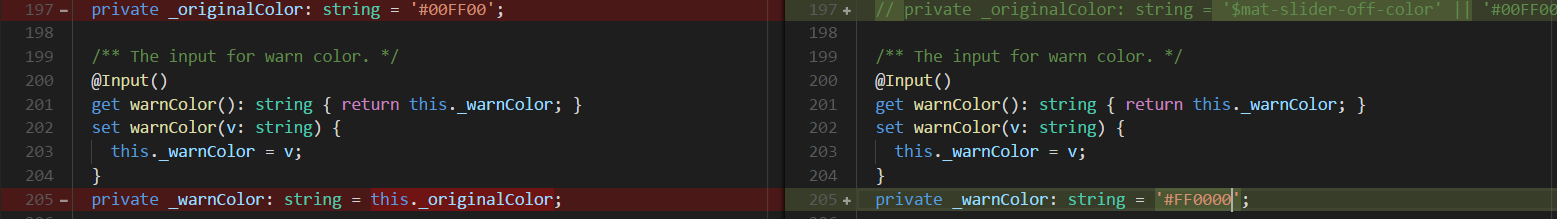 slider color init diff